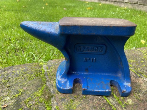 Vintage record bench top anvil - record,