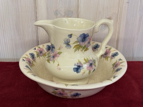 Vintage ironstone small wash - small,