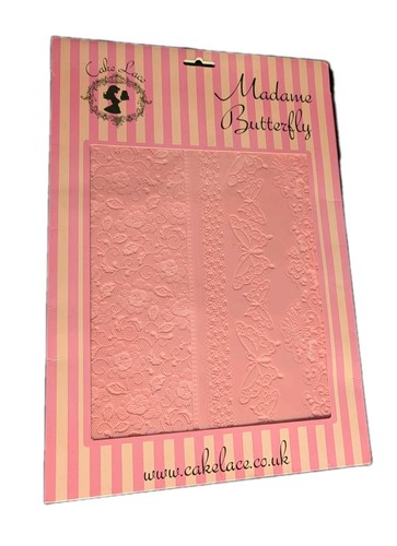 Madame butterfly cake - lace, mat