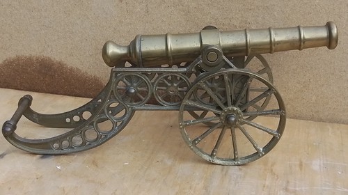 Vintage old antique brass - old, gun