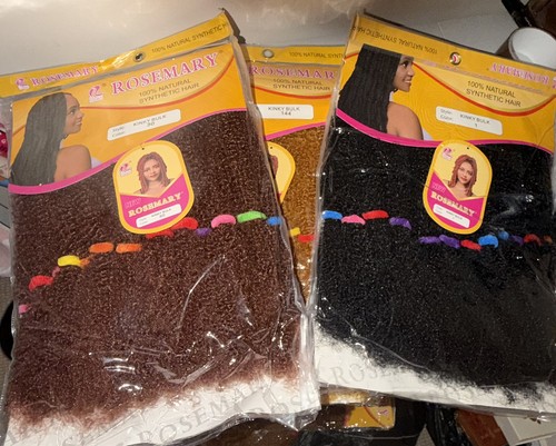 Afro kinky bulk synthetic - bulk,