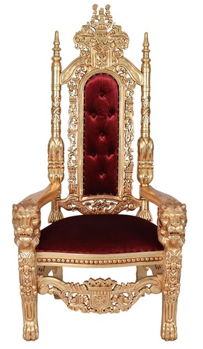 Baroque rococo throne chair - baroque,