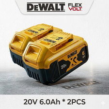 2x DeWalt DCB206 6Ah XR 18V