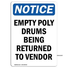 Empty Poly Drums Being