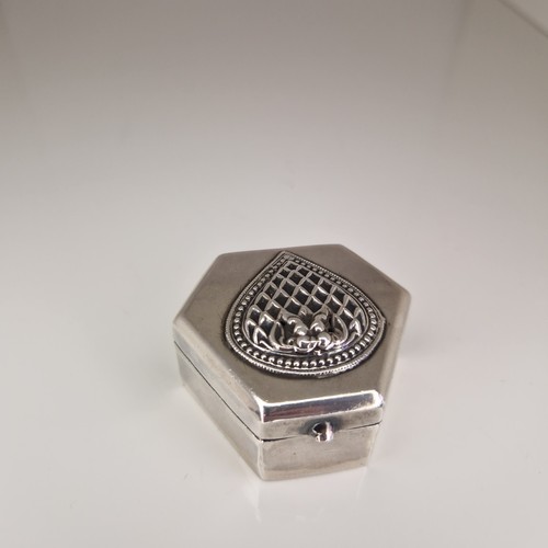 Vintage silver plated trinket - silver,