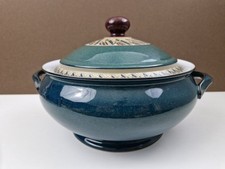 DENBY GREENWICH ACCENT vegetable dish tureen casserole