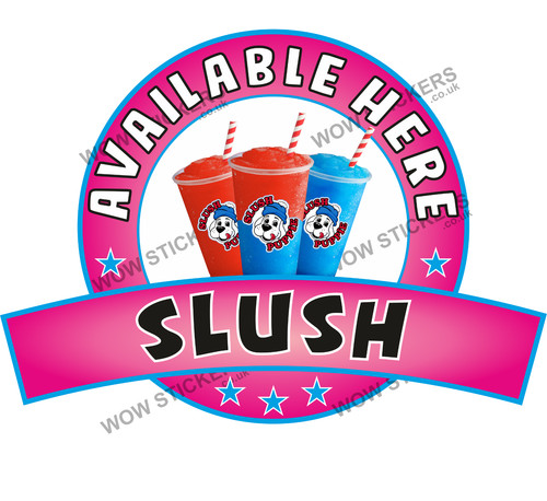 Slush available here sticker - slush,