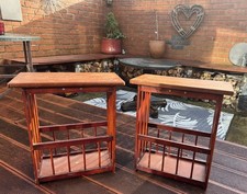 Pair of Vintage Wooden