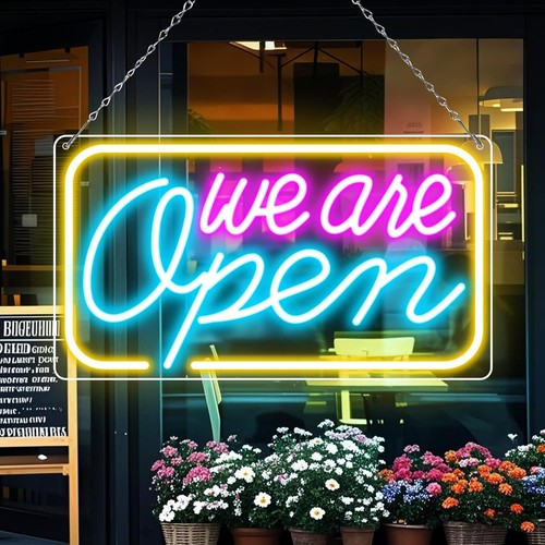 Led neon are open sign - led,