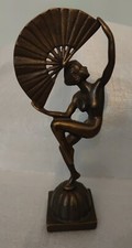 Bronze ART DECO figurine lady