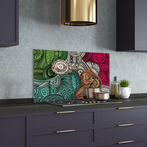 Tulup kitchen glass splashback - tulup,