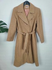 Vintage camel tan wool double