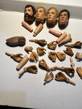 Vintage Action Man, Heads Etc