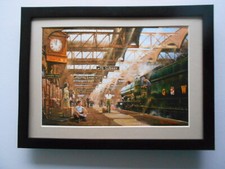 Philip Hawkins Steam Train print 'On Time'  FRAMED