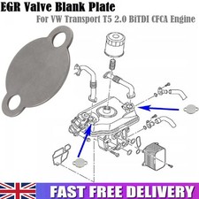 EGR Valve Blank Plate for VW