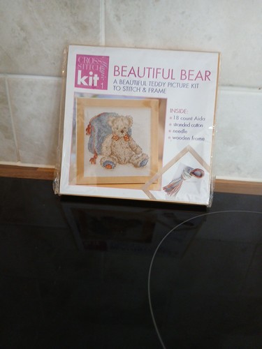 Teddy bear cross stitch - teddy, kit