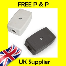 5A Inline Junction Connector Box 2 Terminal Cable Wire Mains Electrical Joiner