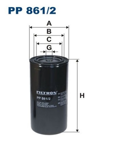 Fits filtron 861 fuel - filtron, 861/2