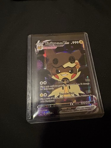 Mimikyu pikachu holo poncho - pikachu,