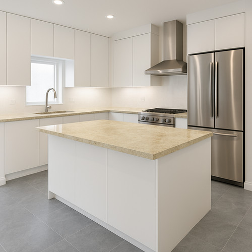 Kitchen worktop crema - kitchen,