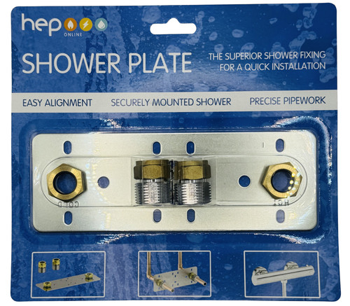 Shower plate concealed fixing - concealed,