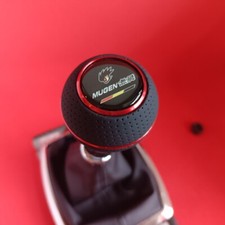 RED LEATHER MUGEN RACE SHIFT GEAR KNOB for CIVIC EP3 FN2 FK2 FK8 S2000 ACCORD VT