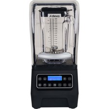 Commercial Blender with Sound Cover 1800W 2.0L Jar 28000rpm 250X220X500MM Black