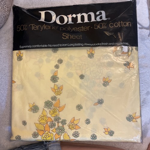 Dorma yellow sheet 180cm - dorma,