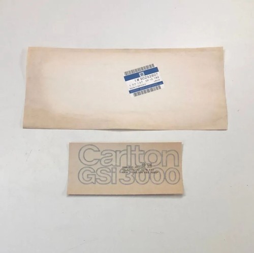 New lettering carlton gsi - "carlton,