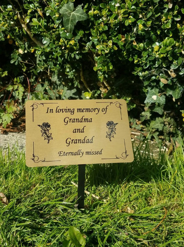 Custom memorial stake - custom,