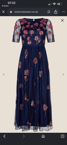 Monsoon ruby navy floral - navy,