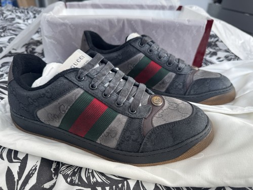 Men gucci canvas trainers - men’s,