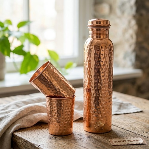 Hand hammered pure copper - pure,