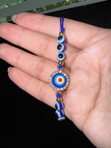Evil eye adjustable bracelet - eye,