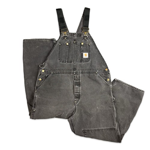 Vtg usa carhartt - faded, black