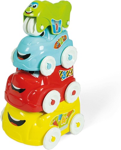 Stacking vehicles toy 4pc - stacking,