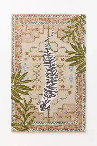 Hand tufted wool rug - hand-tufted,