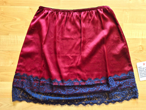 Asos design burgundy half - asos, slip