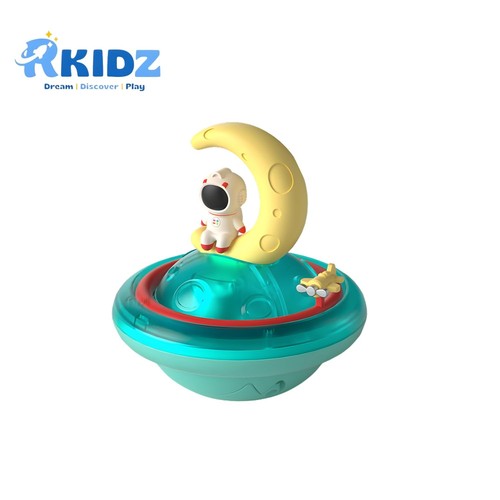 Astronaut with moon car bath - astronaut,