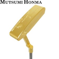 Mutsumi Honma Golf Putter RH Gold MH282P  Limited Edition 34ich New HC