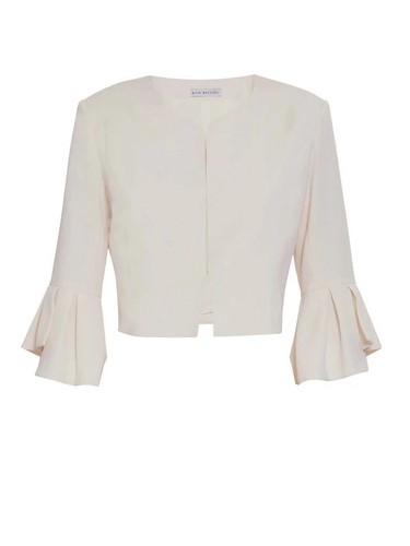 Gina bacconi crepe bolero - bacconi,