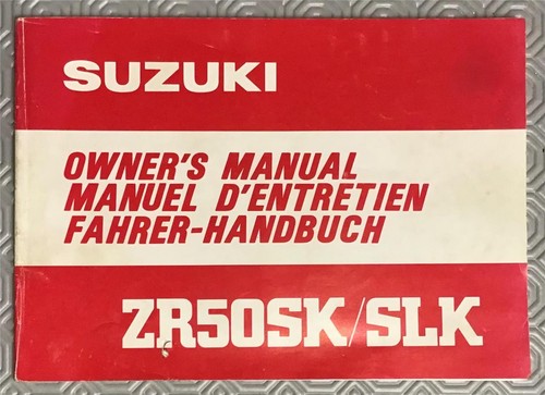 Suzuki zr50sk slk motorcycle - zr50sk/slk,