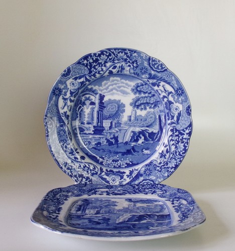 Two spode italian blue 160 - two,