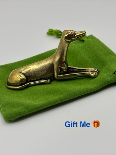 Brass greyhound whippet - brass,