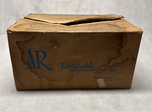 Vintage acoustic research - research, ar