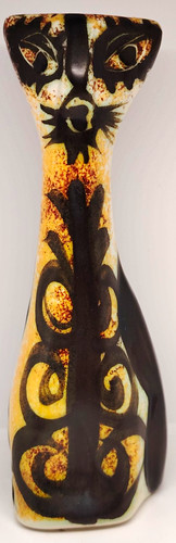 Celtic pottery cat - celtic,