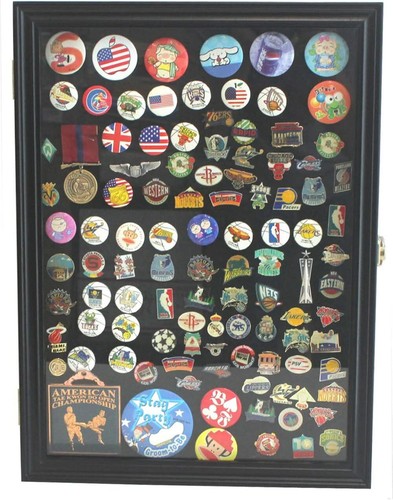Pin ribbon medal display case - pin,