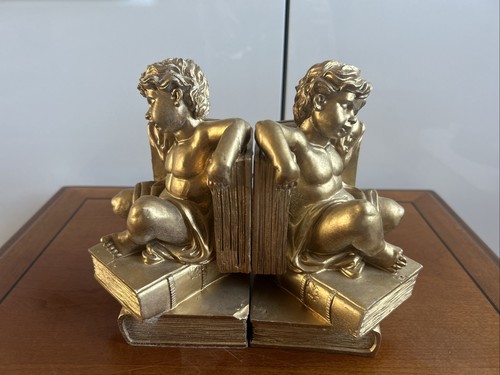 Gold cherub hollywood regency - hollywood,