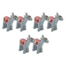 6 Pcs Mini Animal Figurines