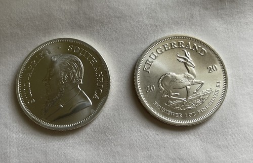 1oz silver krugerrand coin - krugerrand,